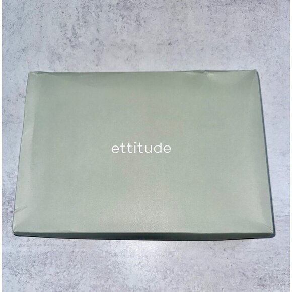 NWT‎ ETTITUDE Sateen Bamboo Jumpsuit Size L Pockets Zip In Back plunging V - Picture 7 of 8